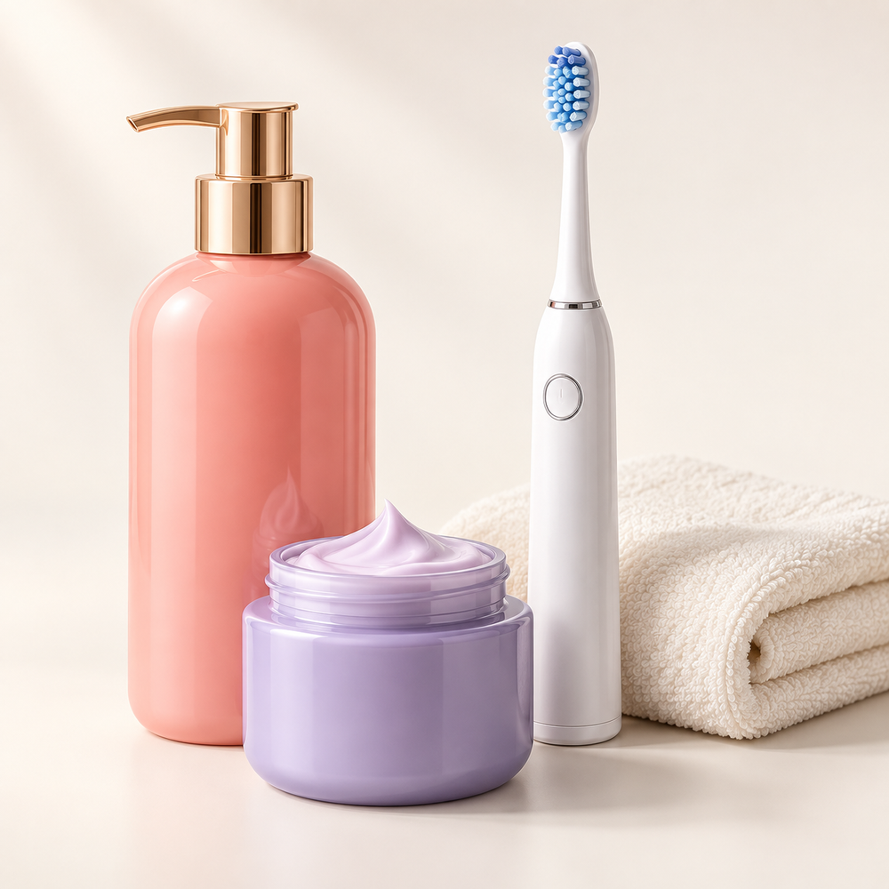 Beauty & Personal Care collection studio illustration