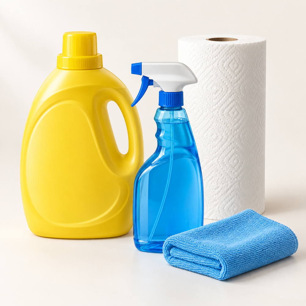 Household Essentials collection studio illustration
