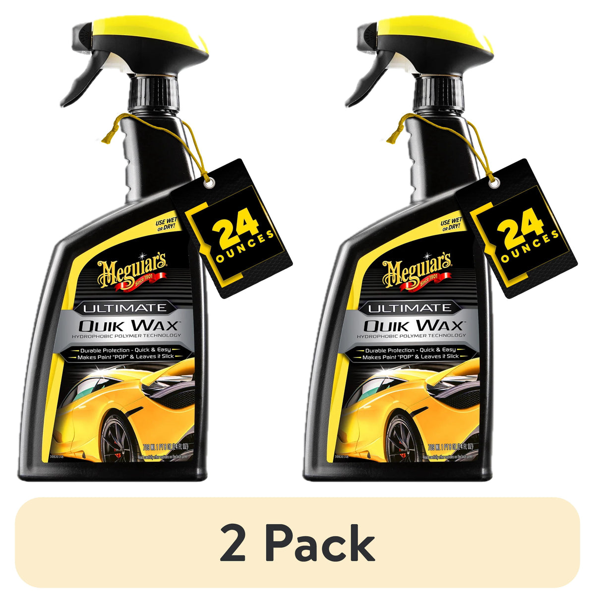 (4 pack) Meguiar's Ultimate Quik Wax, G200924, 24oz