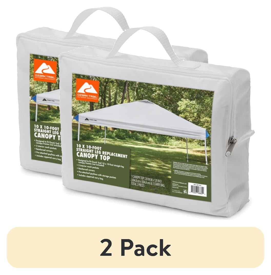 Ozark Trail 10' x 10' White Straight Leg Replacement Canopy Top Only