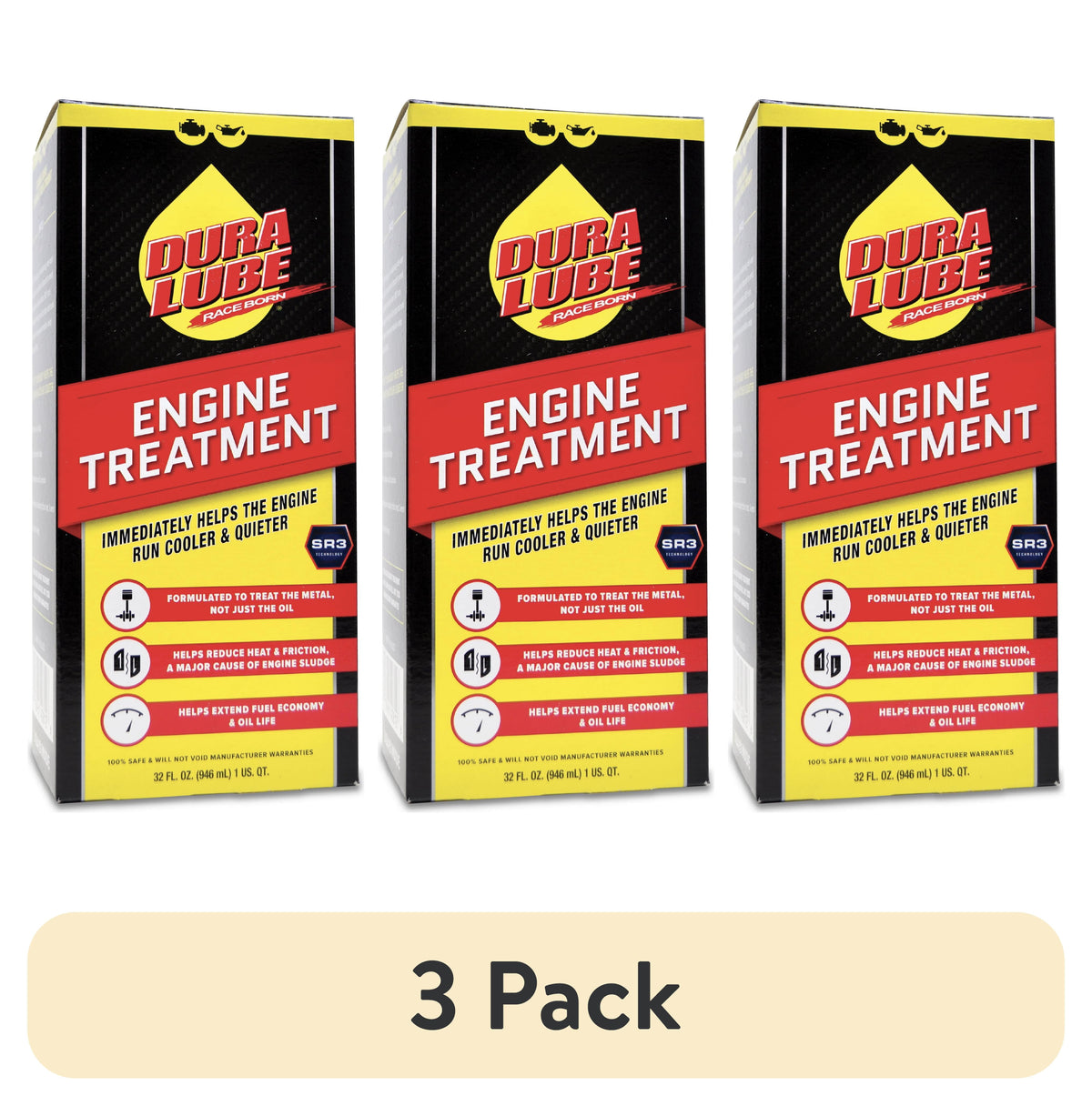 (2 pack) Dura Lube Engine Treatment, Automotive Oil Additive for Gas and Diesel Engines, 32 oz