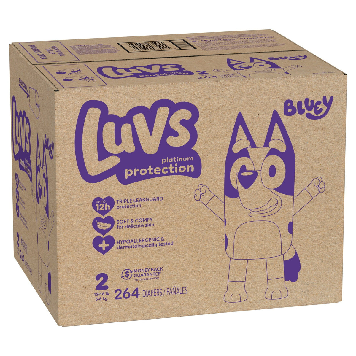 Luvs Platinum Protection Baby Diapers Size 2, 264 Count (Select for More Options)