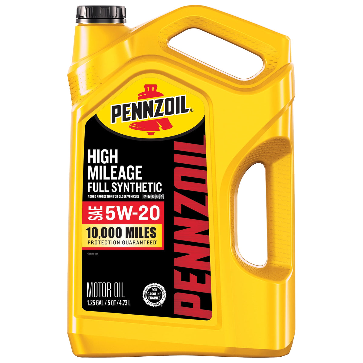 (2 pack) Pennzoil High Mileage Full Synthetic 5W-20 Motor Oil, 5 Quart
