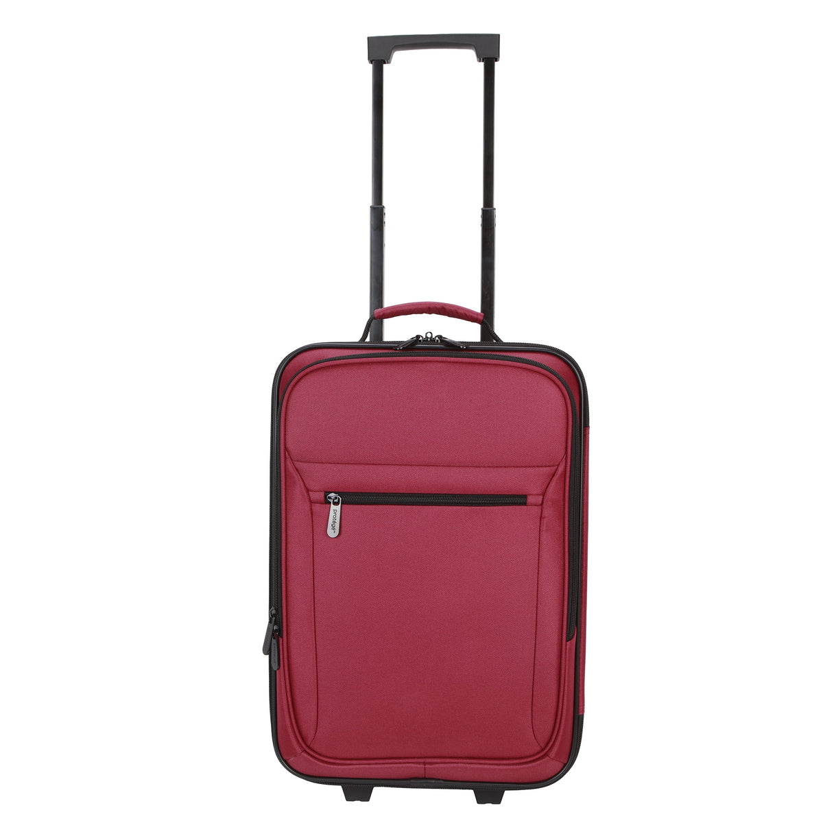 Protege 18 in Softside Pilot Case Carry-On Luggage, 2 Wheels, Black