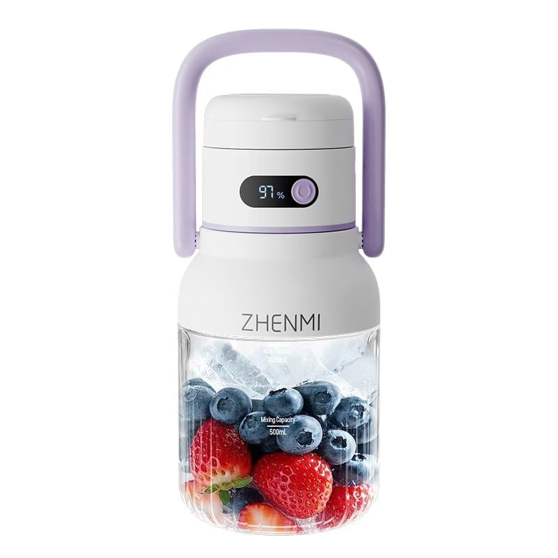 ZHENMI Portable Blender for Shakes and Smoothies, 33oz Personal Blender , BPA-Free, Cordless, Ice Crushing Blender for Travel, Gym, Home and Office