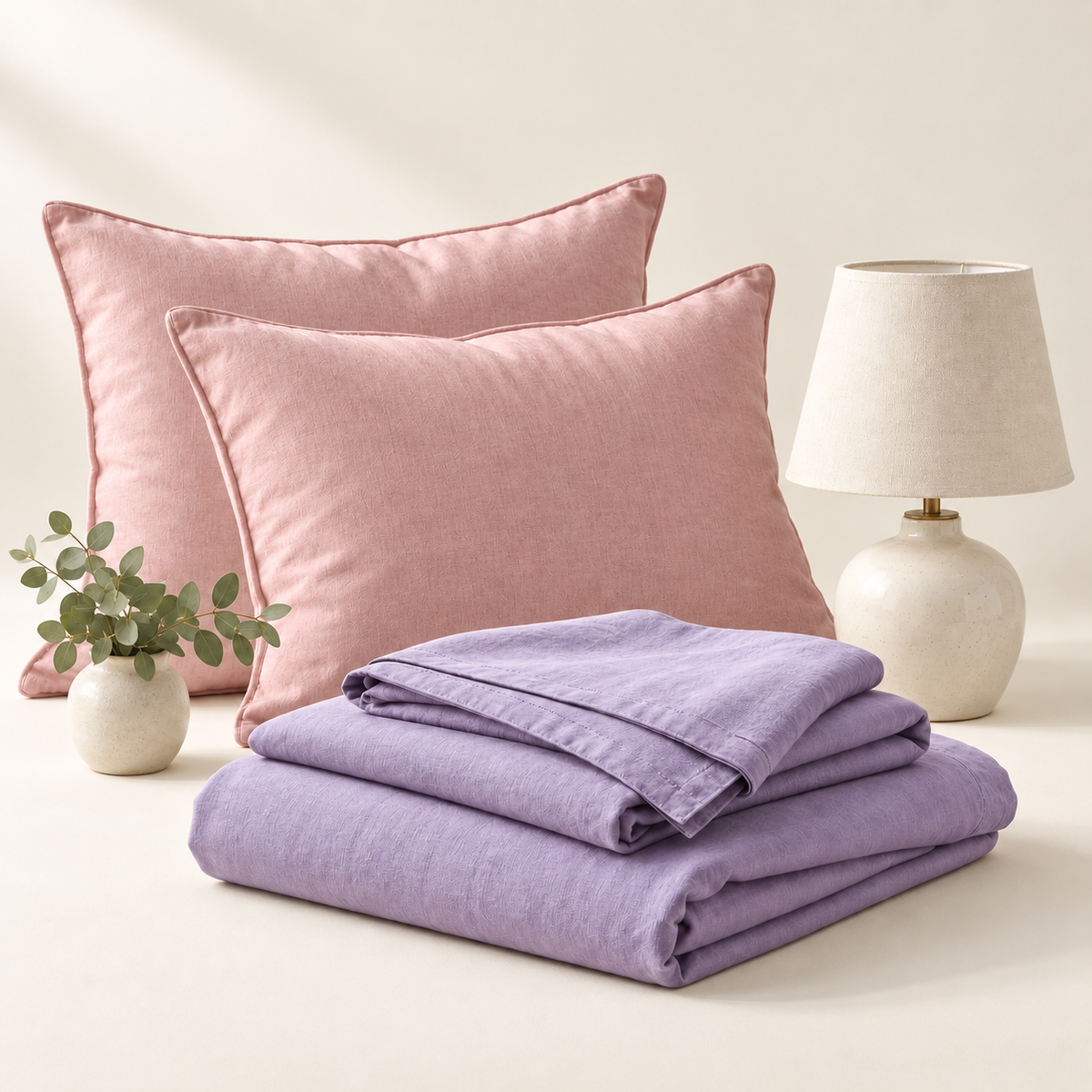 Bedding & Home Decor collection studio illustration