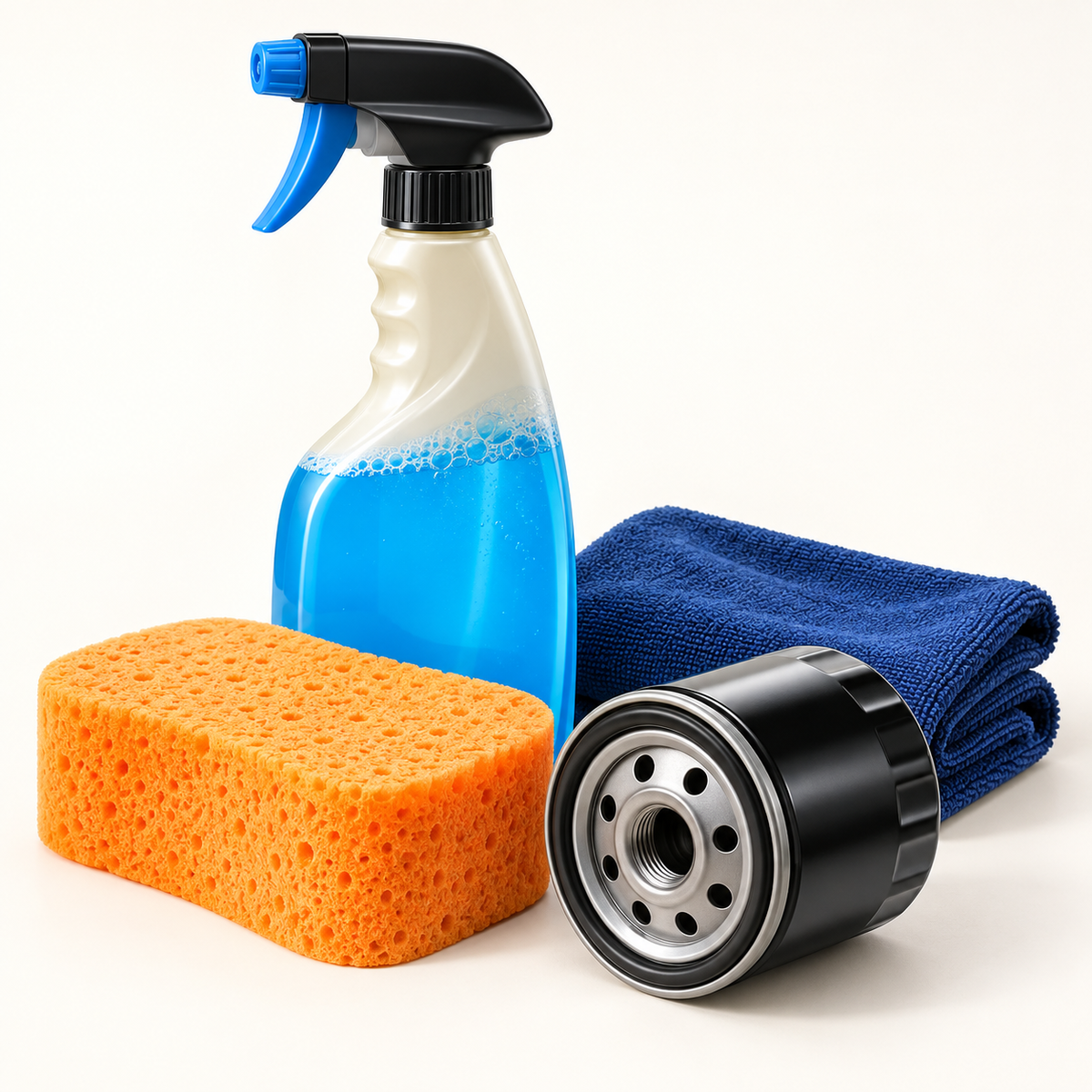 Car Care, Parts & Accessories collection studio illustration