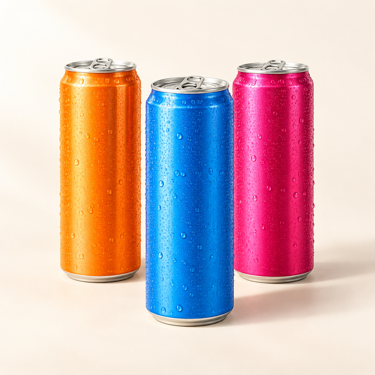 Energy Drinks collection studio illustration