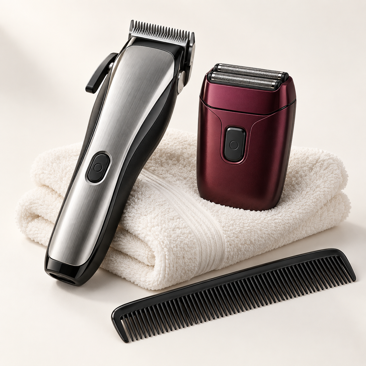 Hair & Grooming collection studio illustration