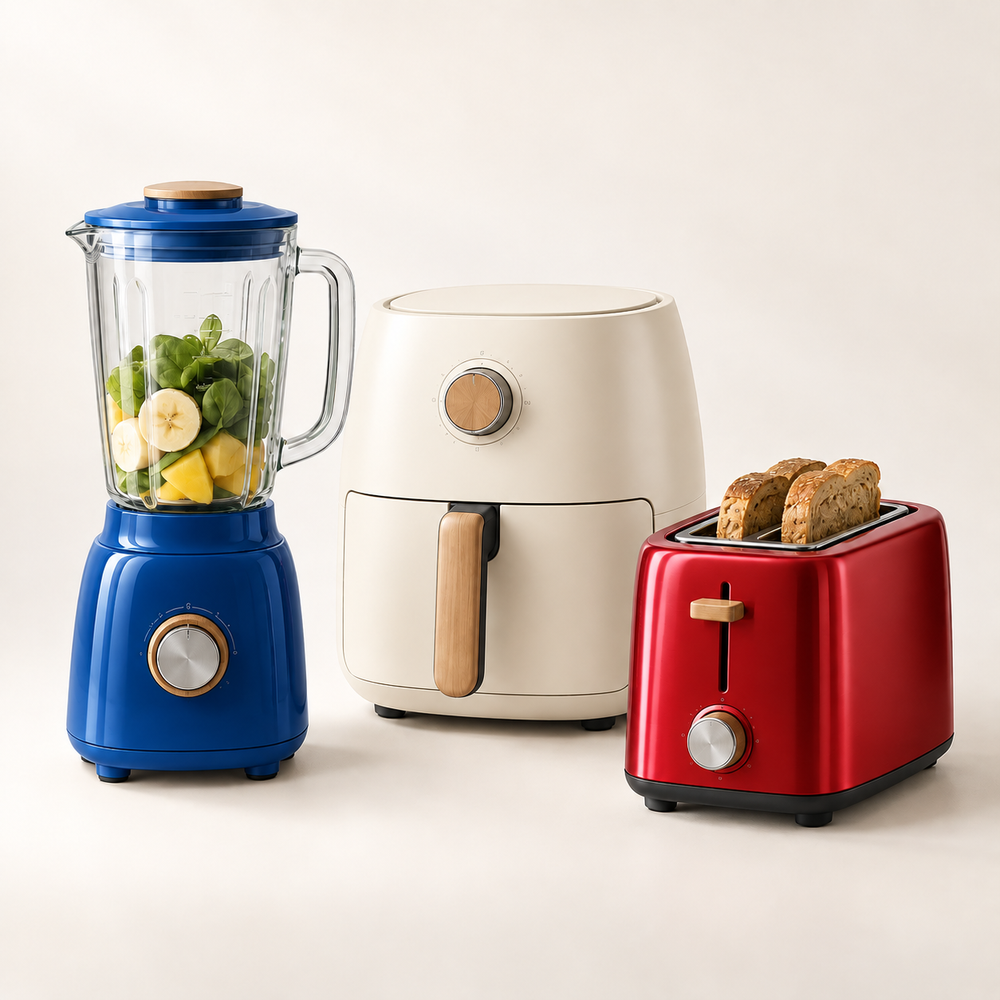 Kitchen Appliances collection studio illustration