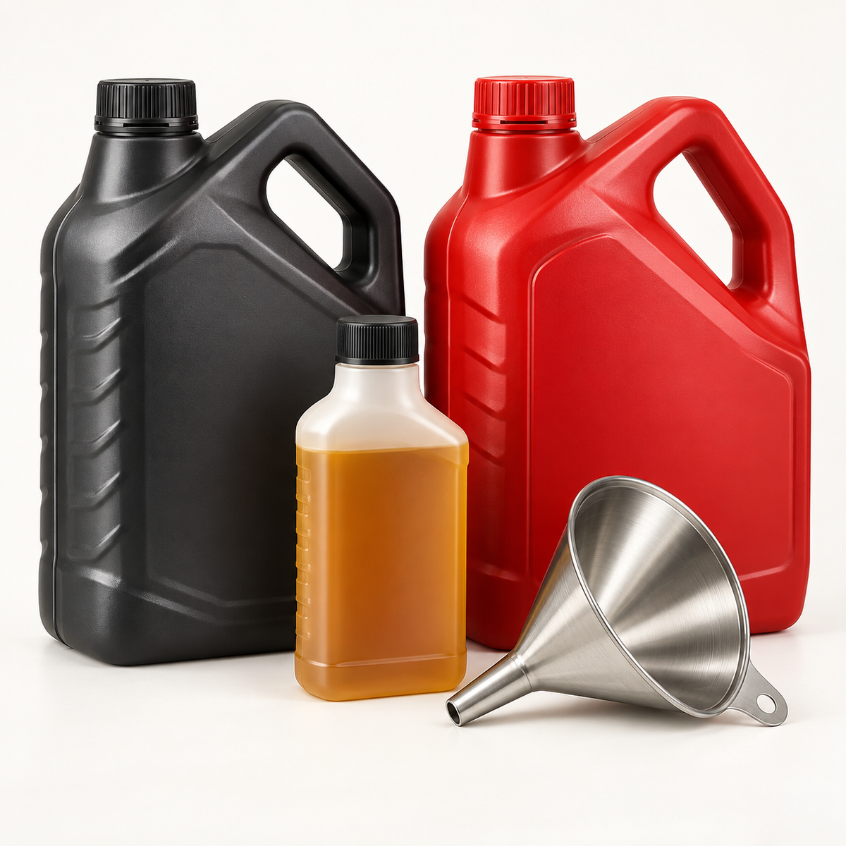 Oils, Fluids & Additives collection studio illustration