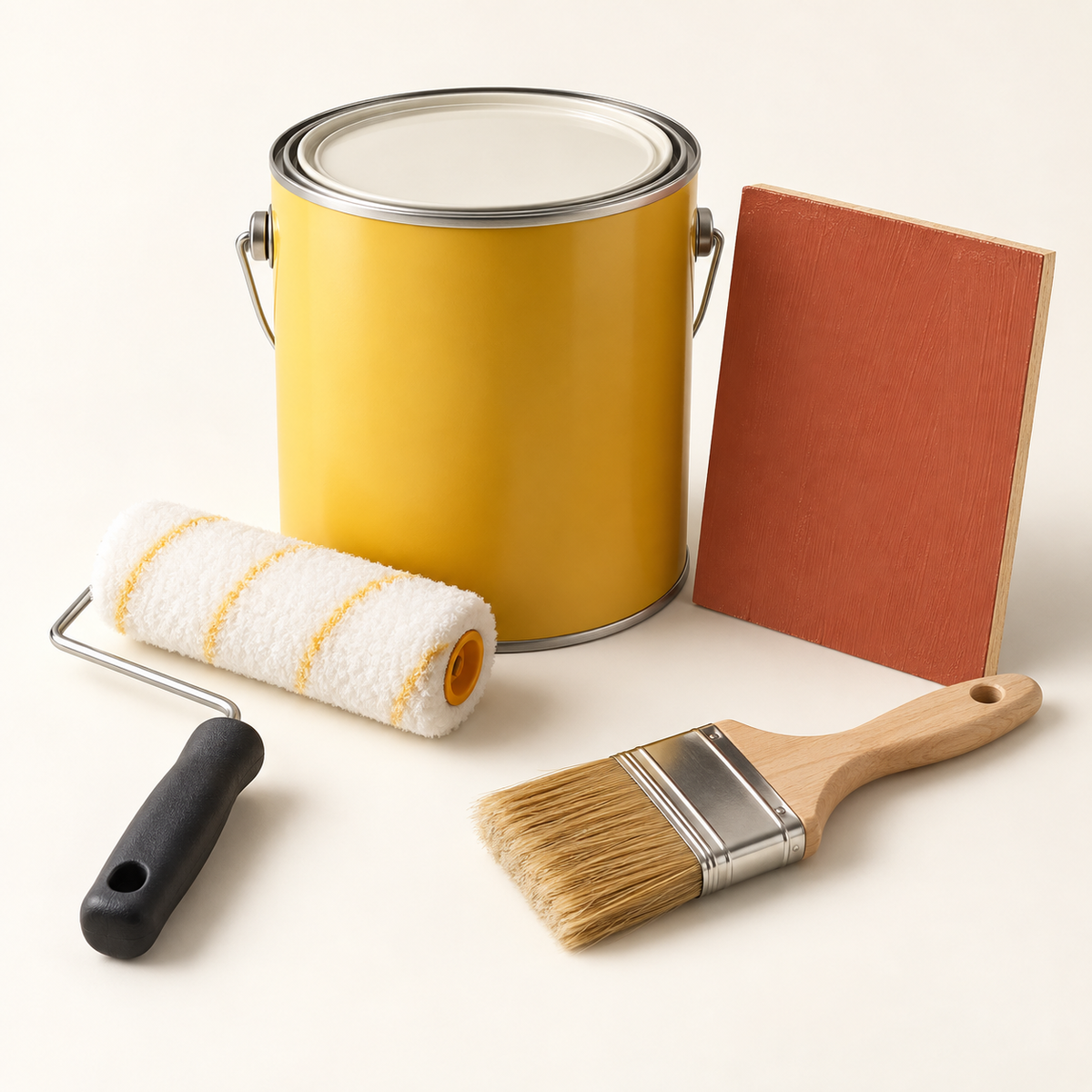 Paint & Surface Finishes collection studio illustration