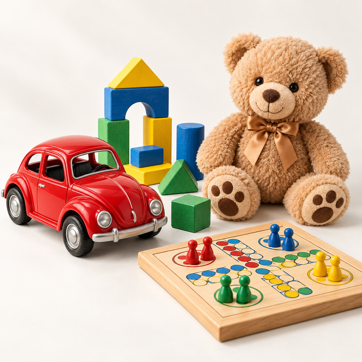 Toys, Games & Activities collection studio illustration