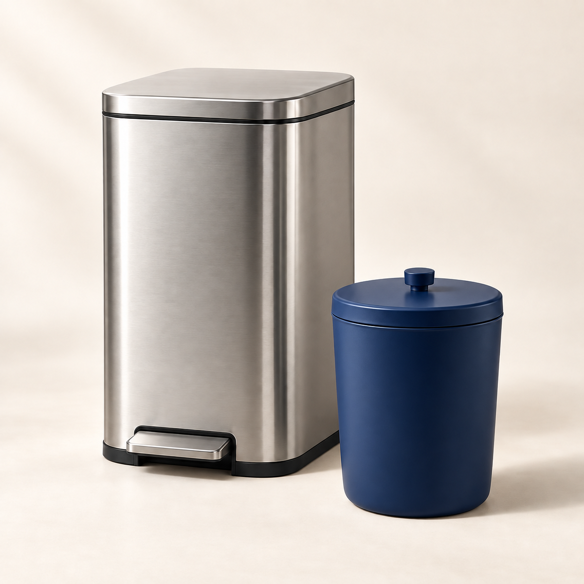 Trash Cans collection studio illustration