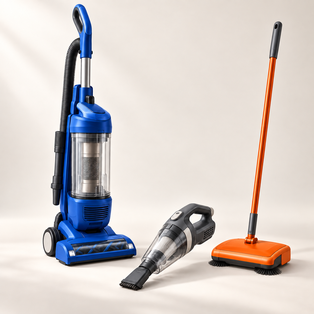 Vacuums & Floor Care collection studio illustration