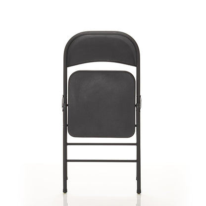 Mainstays Steel Folding Chair, Black, Set of 4