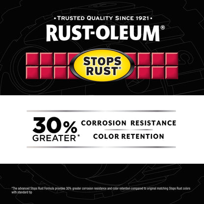(6 pack) Dark Brown, Rust-Oleum Stops Rust Custom Sprays 5 in 1 Satin Spray Paint-376873, 12 oz