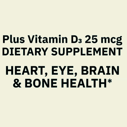 Spring Valley Maximum Care Omega-3 from Fish Oil Dietary Supplement Softgels for Eye Brain Bone & Heart Health, 2000 mg, 120 Count