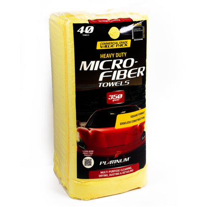 (2 pack) Platinum Series 40 Pack Premium Microfiber Auto and Home Detailing Towels