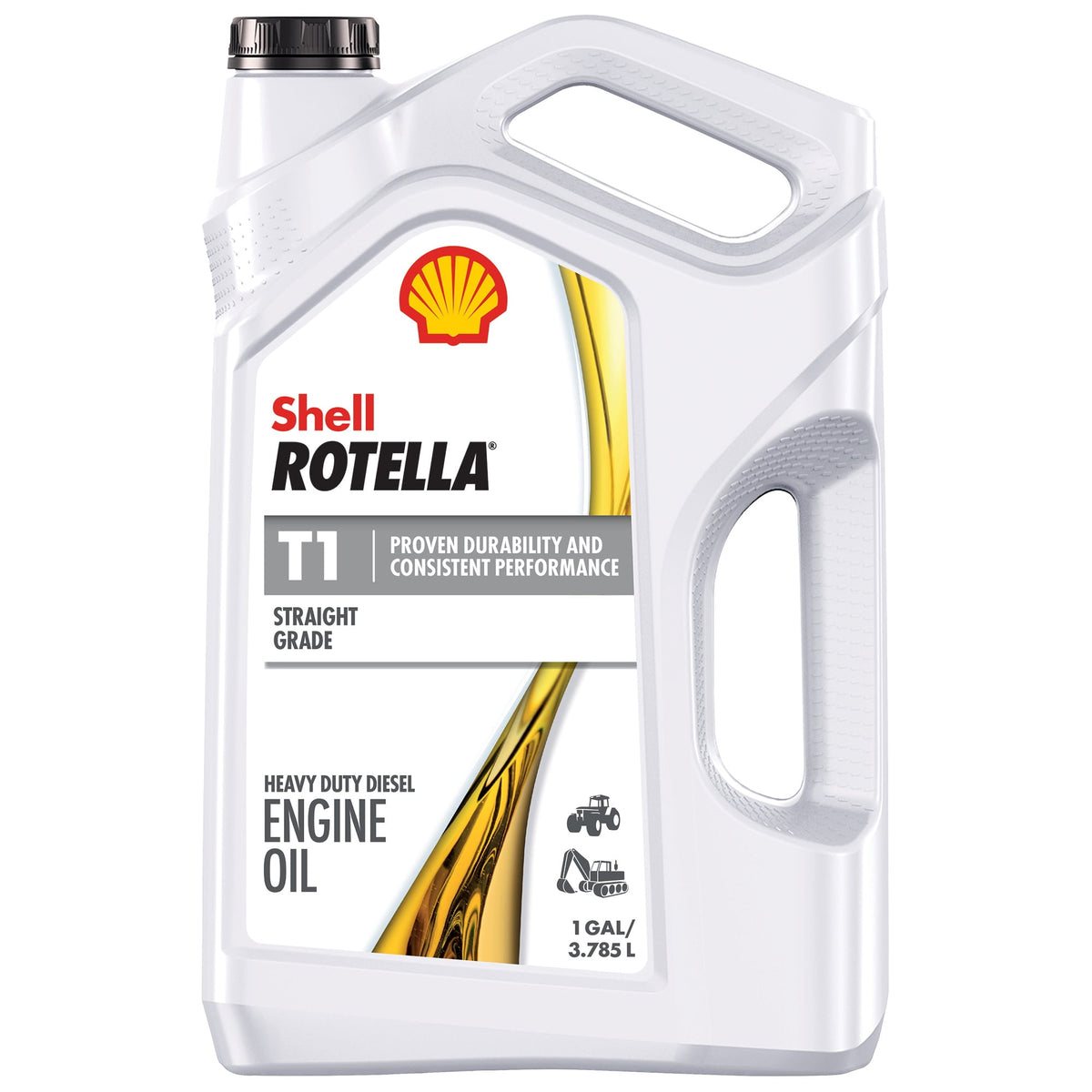 (2 pack) Shell Rotella T1 30 Diesel Engine Oil, 1 Gallon