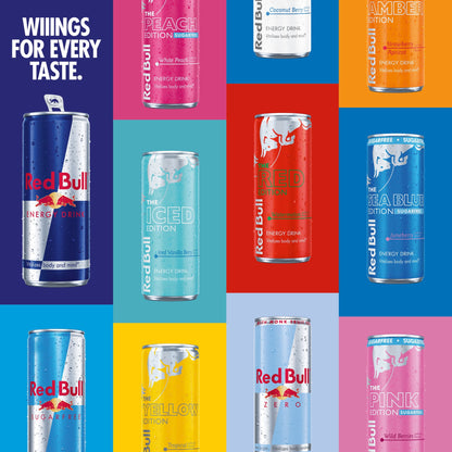 Red Bull Red Edition Watermelon Energy Drink, 8.4 fl. oz., 6 Packs of 4 Cans