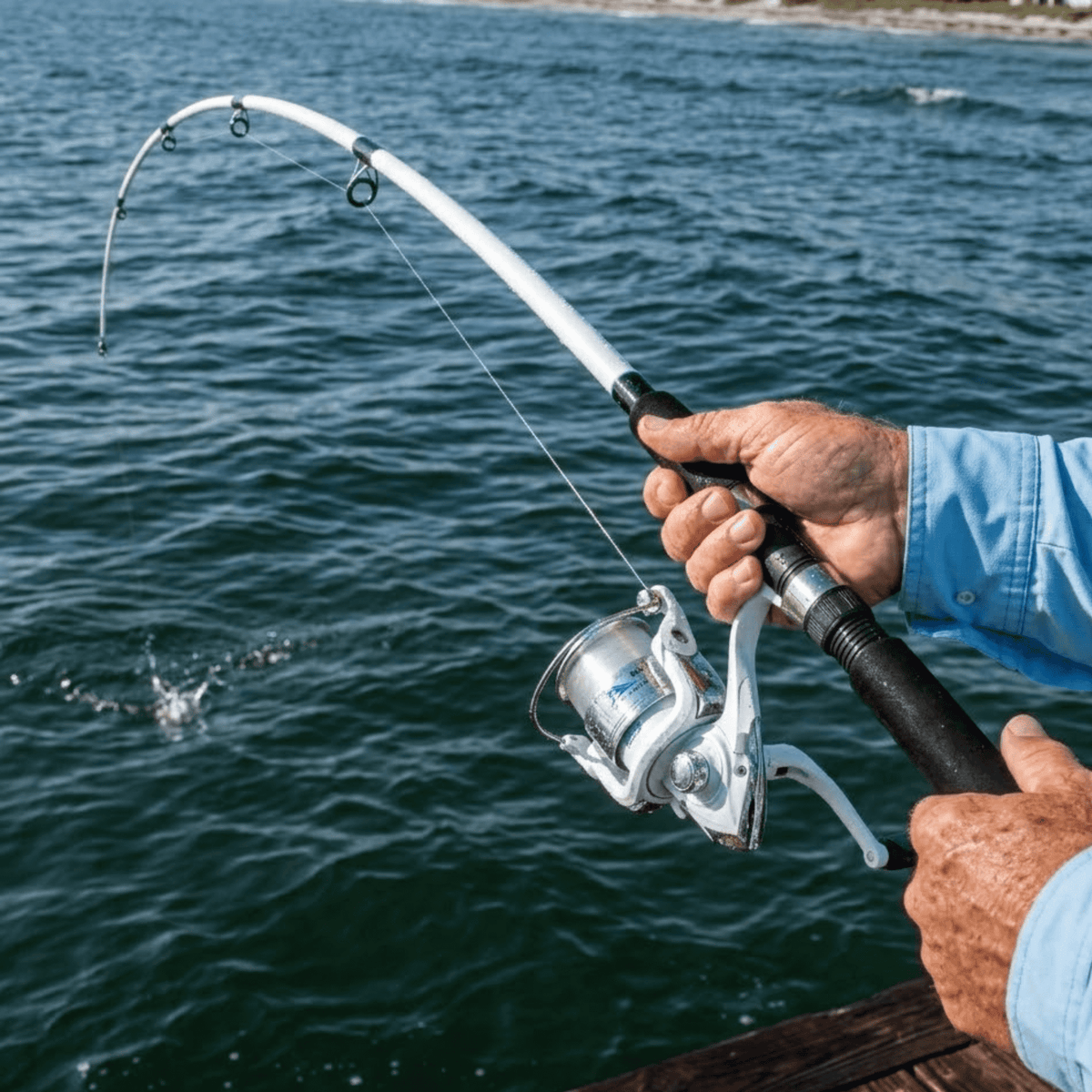 Ozark Trail 8 ft Spinning Rod and Reel Combo