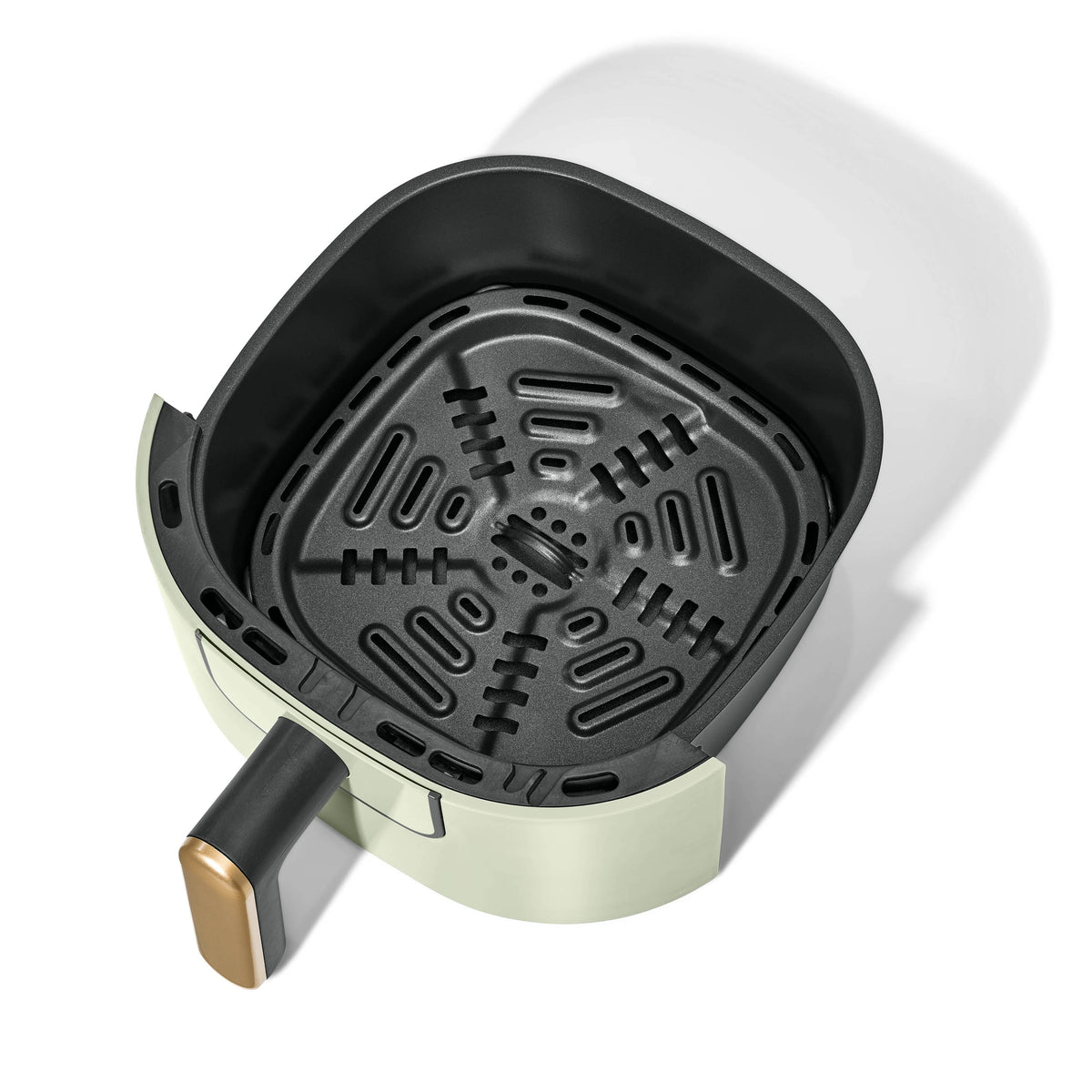 Beautiful 3 Qt Air Fryer with TurboCrisp Technology, EverGood Ceramic Nonstick Coating, Sage Green by Drew Barrymore