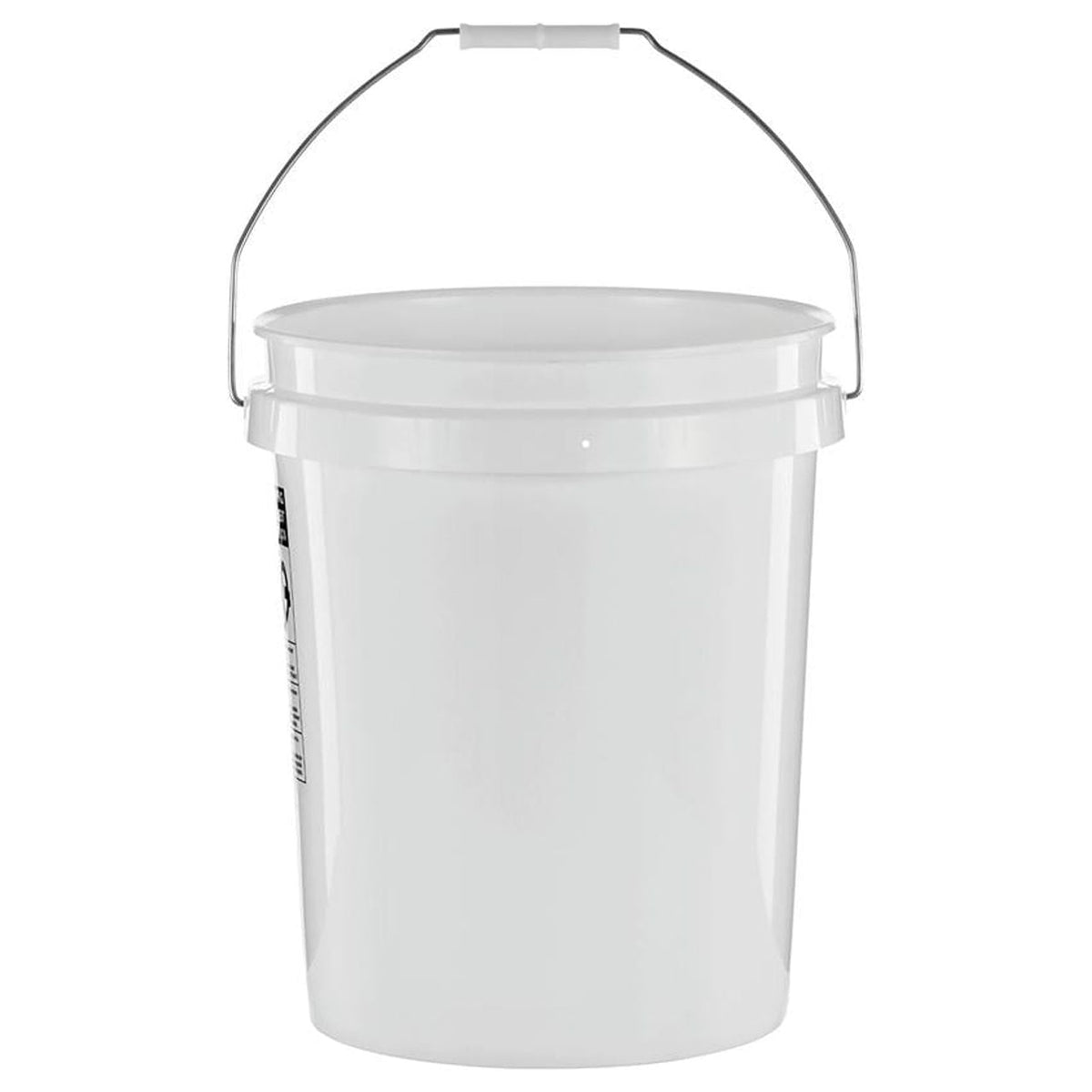 (12 pack) United Solutions 5 Gallon Round Utility Bucket, Comfort Handle, Plastic, White, PN0149, 1 Each