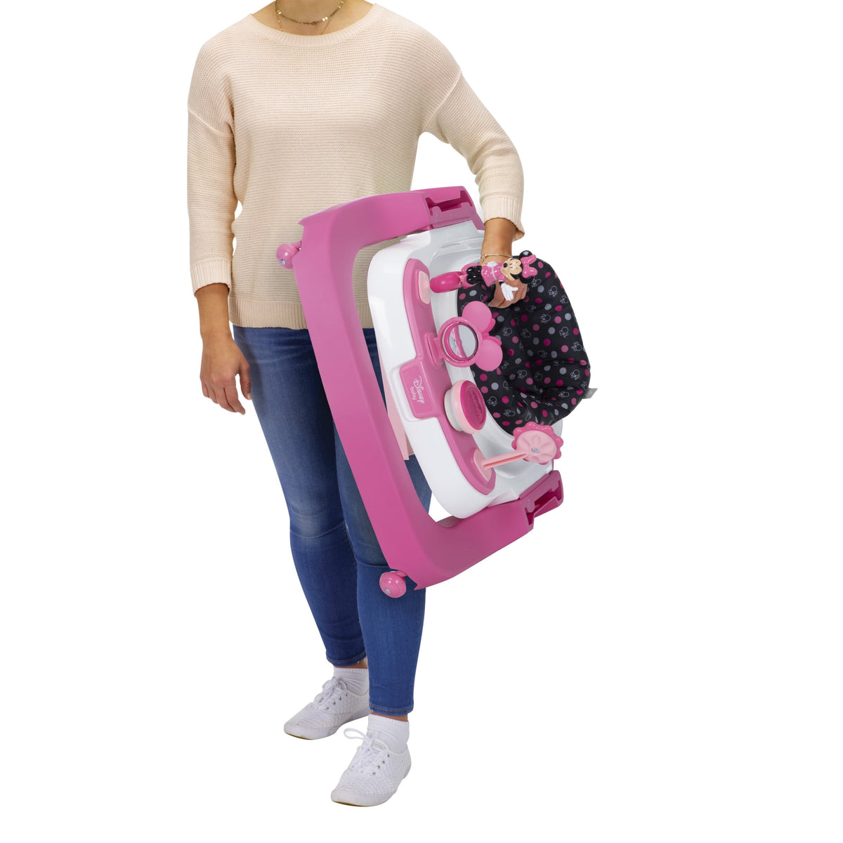 Disney Baby Ready, Set, Walk DX Developmental Walker, Modern Minnie