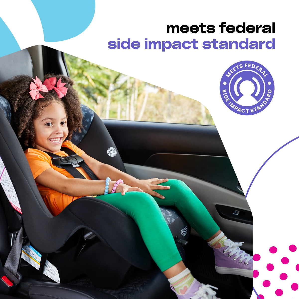 Cosco Kids Scenera Extend Infant & Toddler Car Seat, Convertible Car Seat, Pink Butterfly