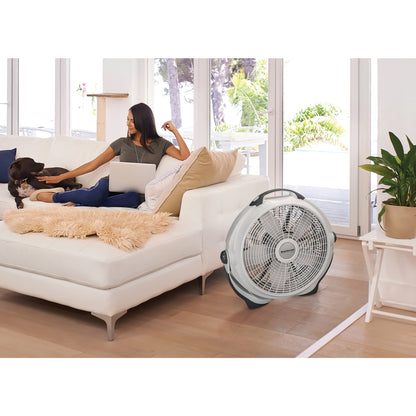 Lasko Wind Machine 20" 3-Speed Pivoting Head Air Circulator Fan A20301