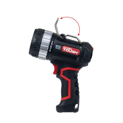 Hyper Tough 1400-Lumen Rechargeable LED Spotlight, Adjustable Focus