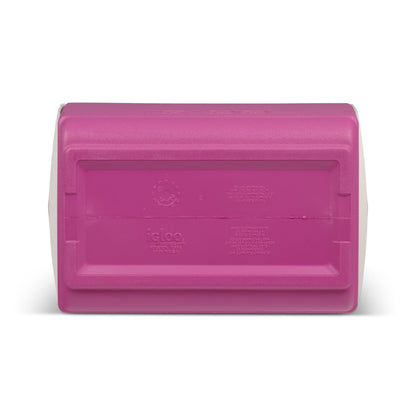 Igloo 16 QT Playmate Elite Ice Chest Cooler, 30 Can Capacity, Pink