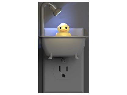 (4 pack) Meridian LED Duck in a Tub Automatic Night Light, 1 pack, 3.38in by 3.38in
