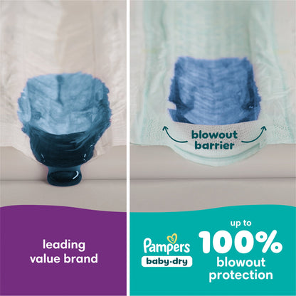 Pampers Baby Dry Baby Diapers Size 3, 104 Count (Select for More Options)