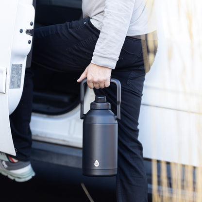 TAL 80 oz Insulated Stainless Steel Water Bottle, Black