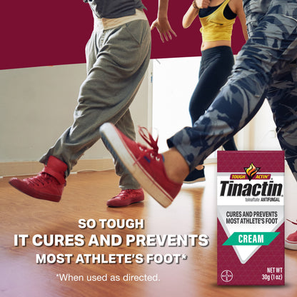 (3 pack) Tinactin Tolnaftate Athlete's Foot Treatment Antifungal Cream, 30G Tube