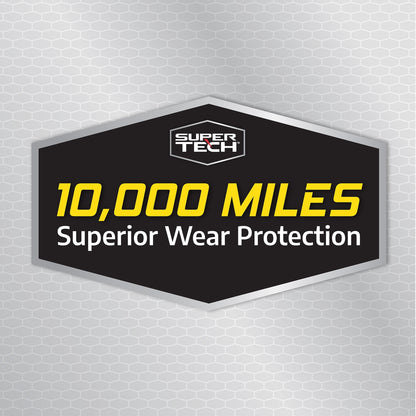 (2 pack) Super Tech High Mileage Full Synthetic SAE 10W-30 Motor Oil, 5 Quarts