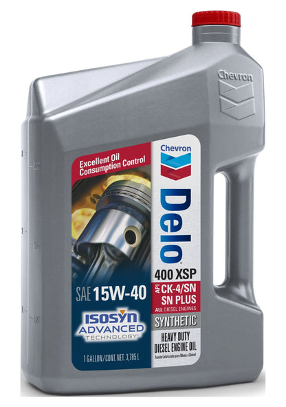 Chevron Delo XSP 15W-40 Heavy Duty Synthetic Diesel Motor Oil, 1 Gallon
