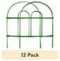 (6 pack) Expert Gardener 18in Height x 8ft Length Green Steel Folding Garden Fence
