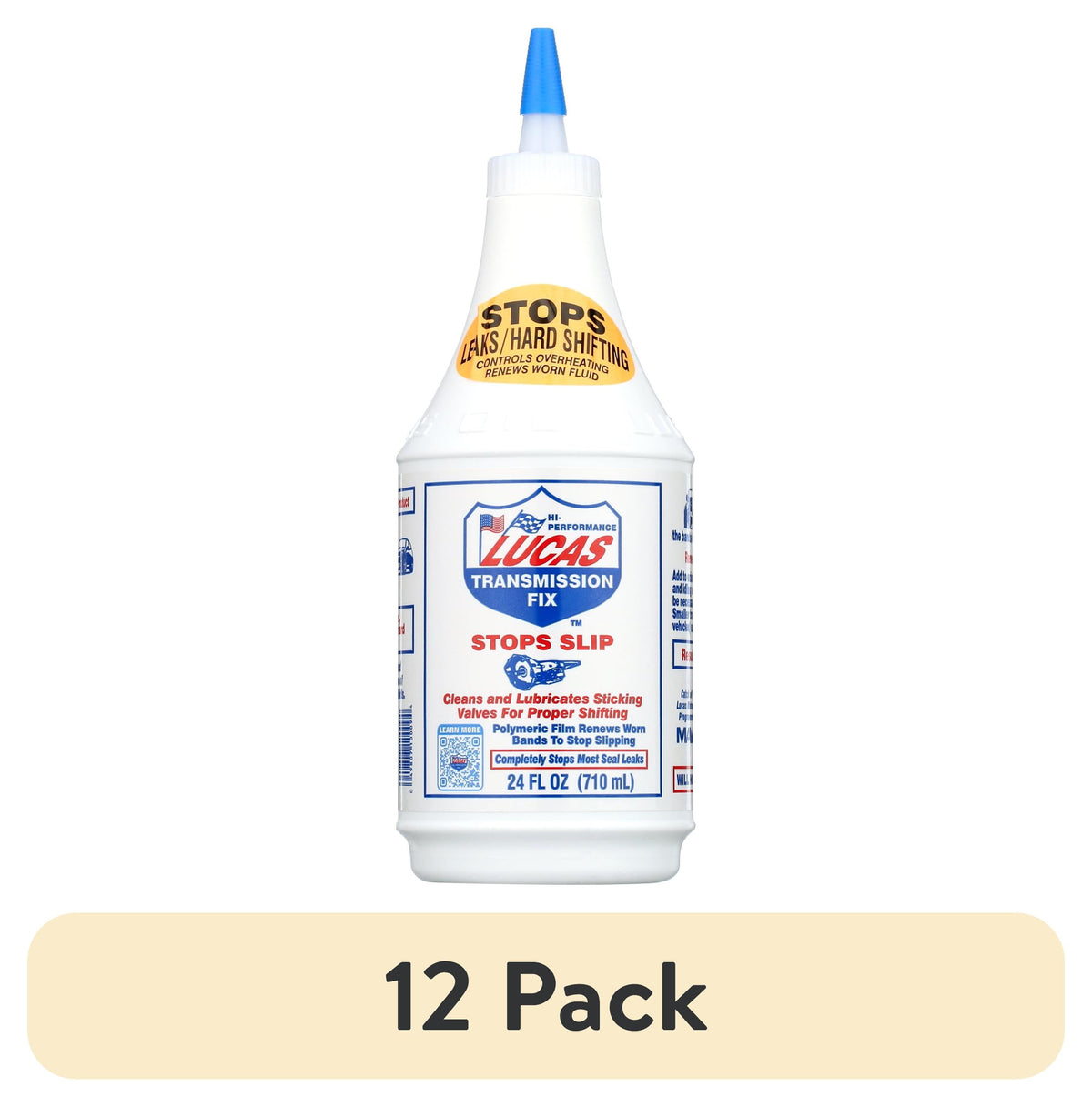 (2 pack) Lucas 10009 Transmission Fix Automotive Performance Additive 24 Ounce - Stops Transmission Slips
