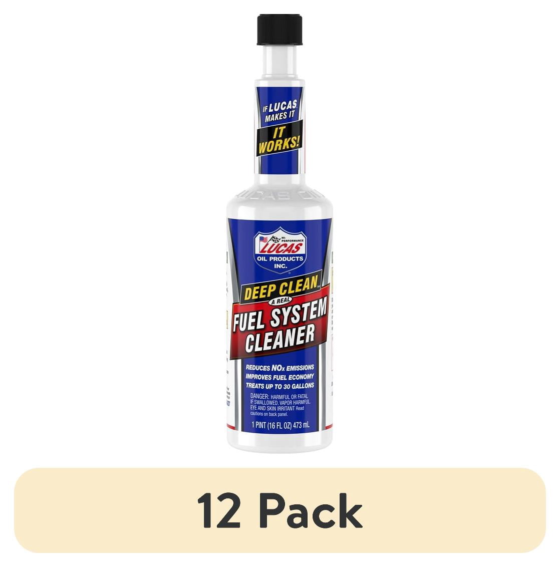 (4 pack) Lucas Oil 10512 Deep Clean Fuel System Cleaner Performance Additive 16 Ounce