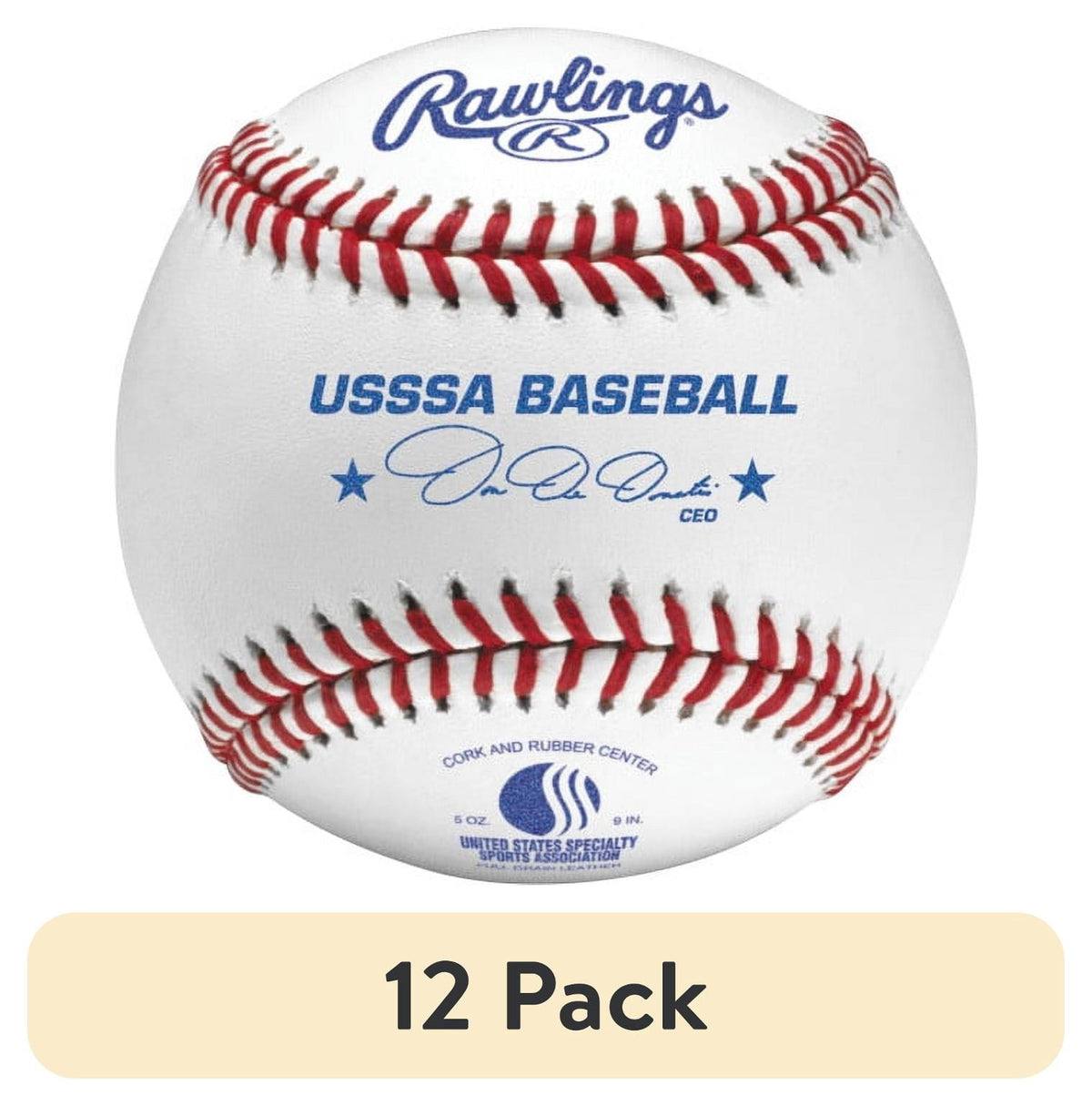 Rawlings | Official League CROLB Practice Youth Baseballs | 10U | Bucket | 12 Count