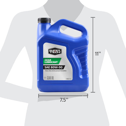 Super Tech SAE 80W-90 Multi-Purpose Gear Oil, 1 Gallon