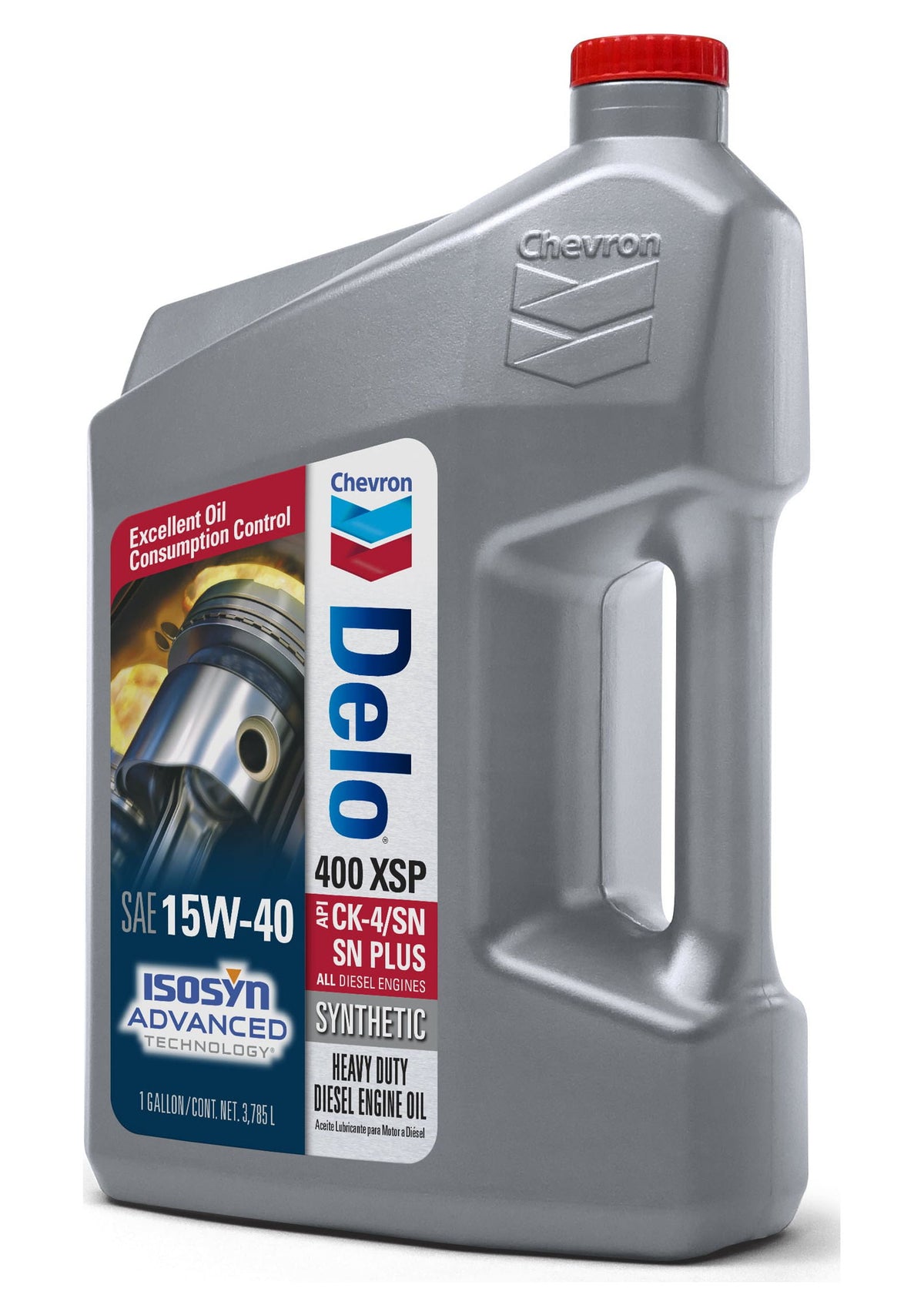 Chevron Delo XSP 15W-40 Heavy Duty Synthetic Diesel Motor Oil, 1 Gallon