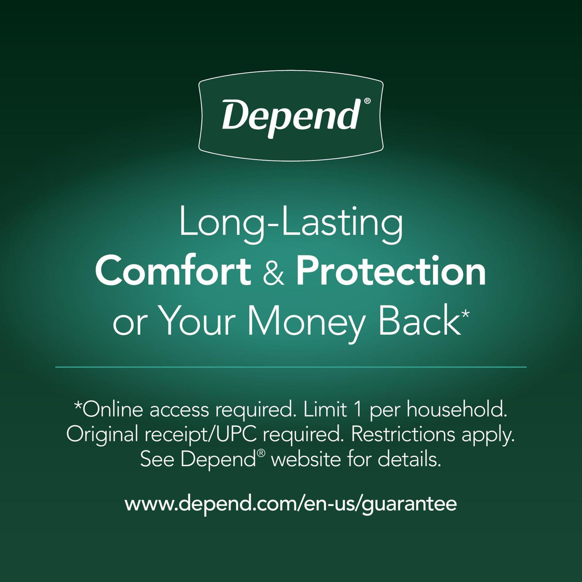 (2 pack) Depend Underpads, Disposable Incontinence Bed Pads for Adults, 36" x 21", 12 Count