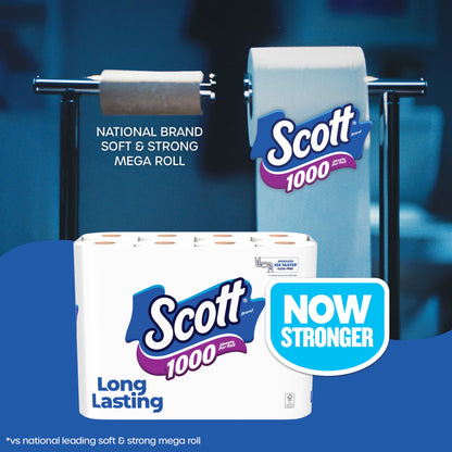 Scott 1000 1-Ply Toilet Paper, 36 Rolls, 1,000 Sheets per Roll
