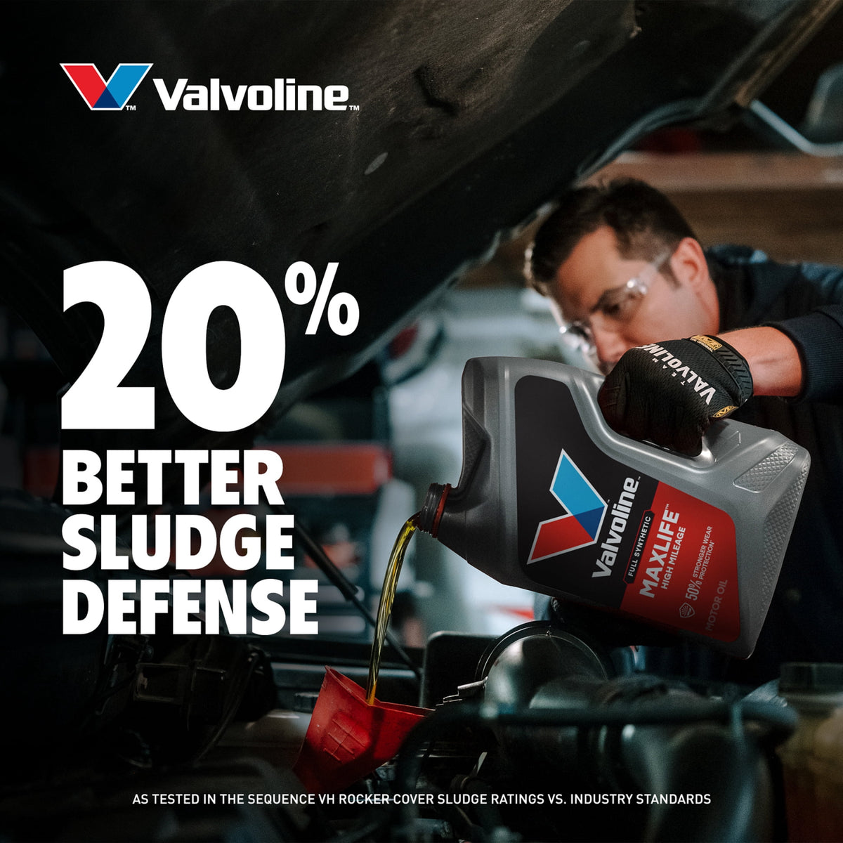 (5 pack) Valvoline MaxLife Full Synthetic High Mileage 5W-20 Motor Oil 1 Quart