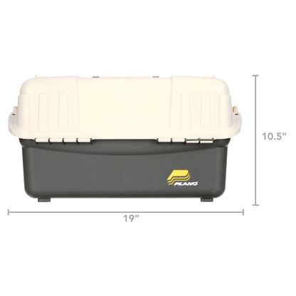 Plano 6-Tray Hip Roof Large Tackle Storage Box, Green/Sand