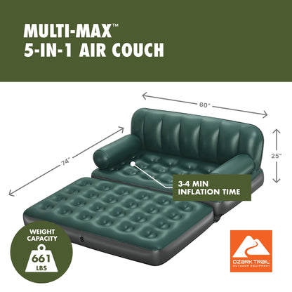 Ozark Trail Multi-Max 5-in-1 Inflatable Air Couch